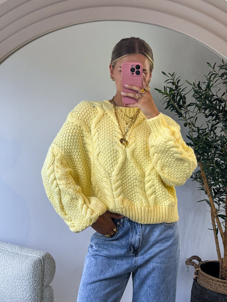 Naomi Knit Lemon