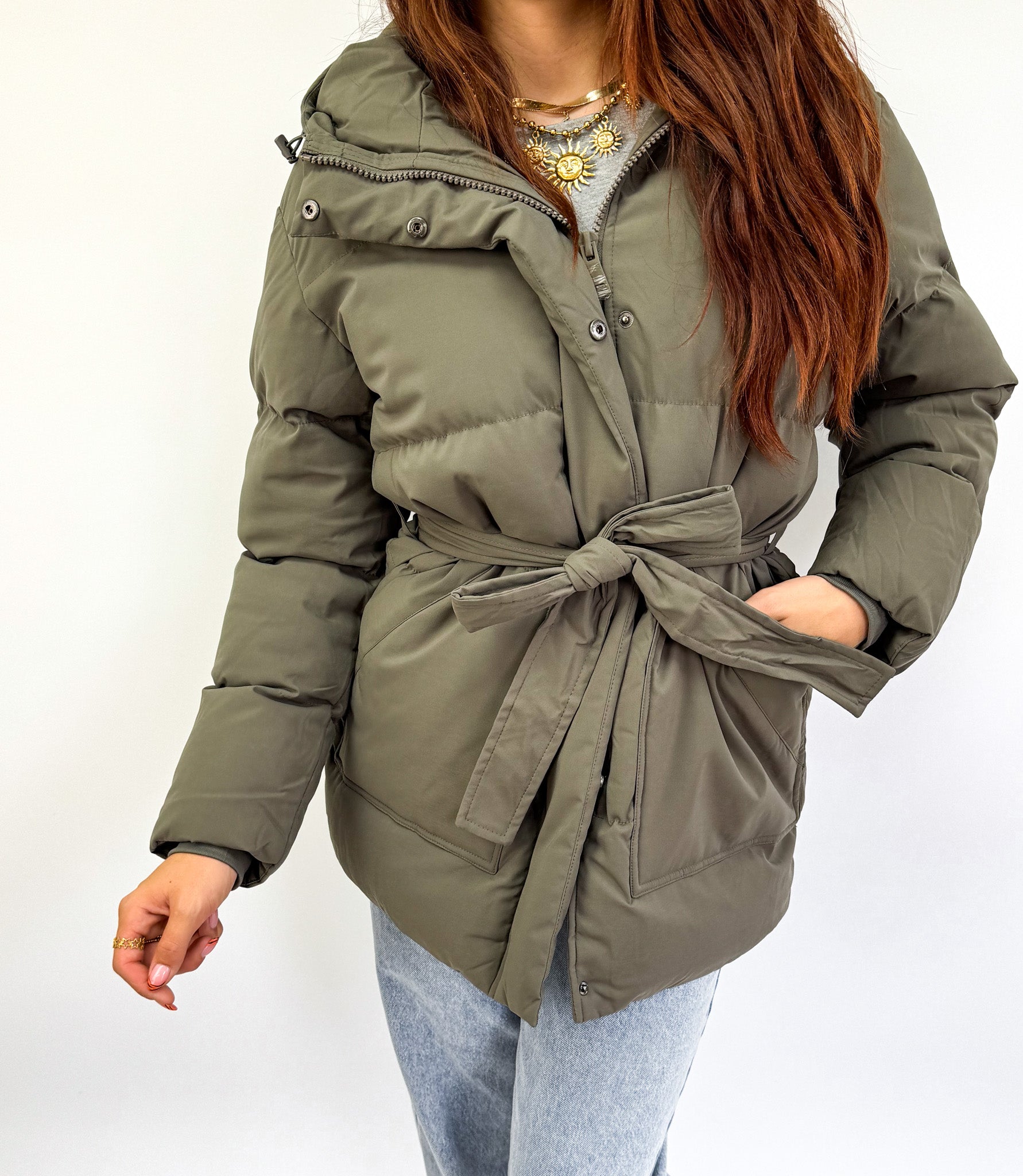 North Puffer Jacket Taupe