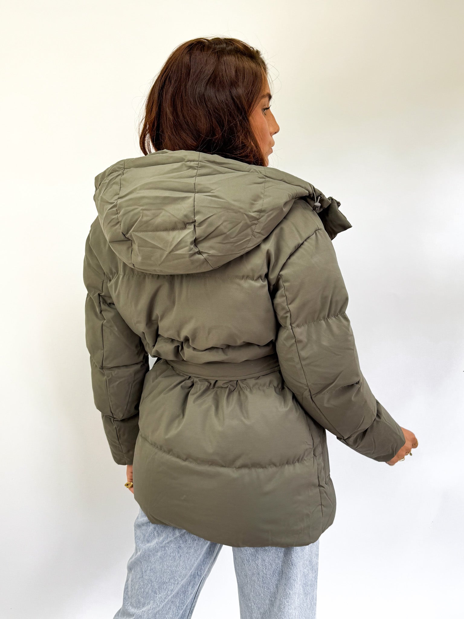 North Puffer Jacket Taupe