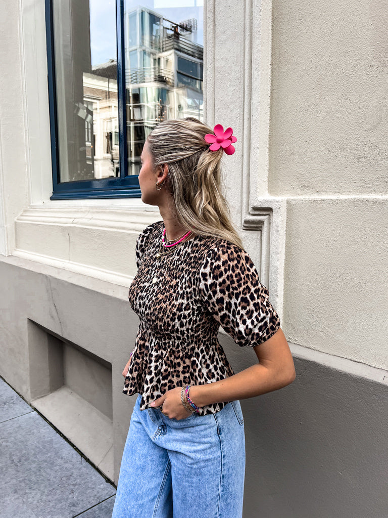 Olivia Leopard Top