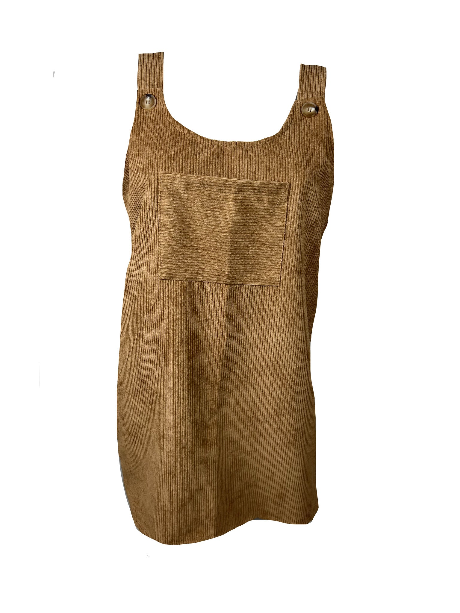 Corduroy Overall Camel