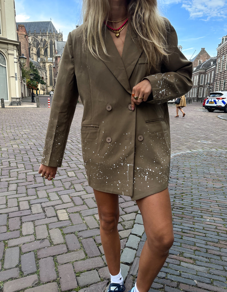 Oversized Blazer Taupe