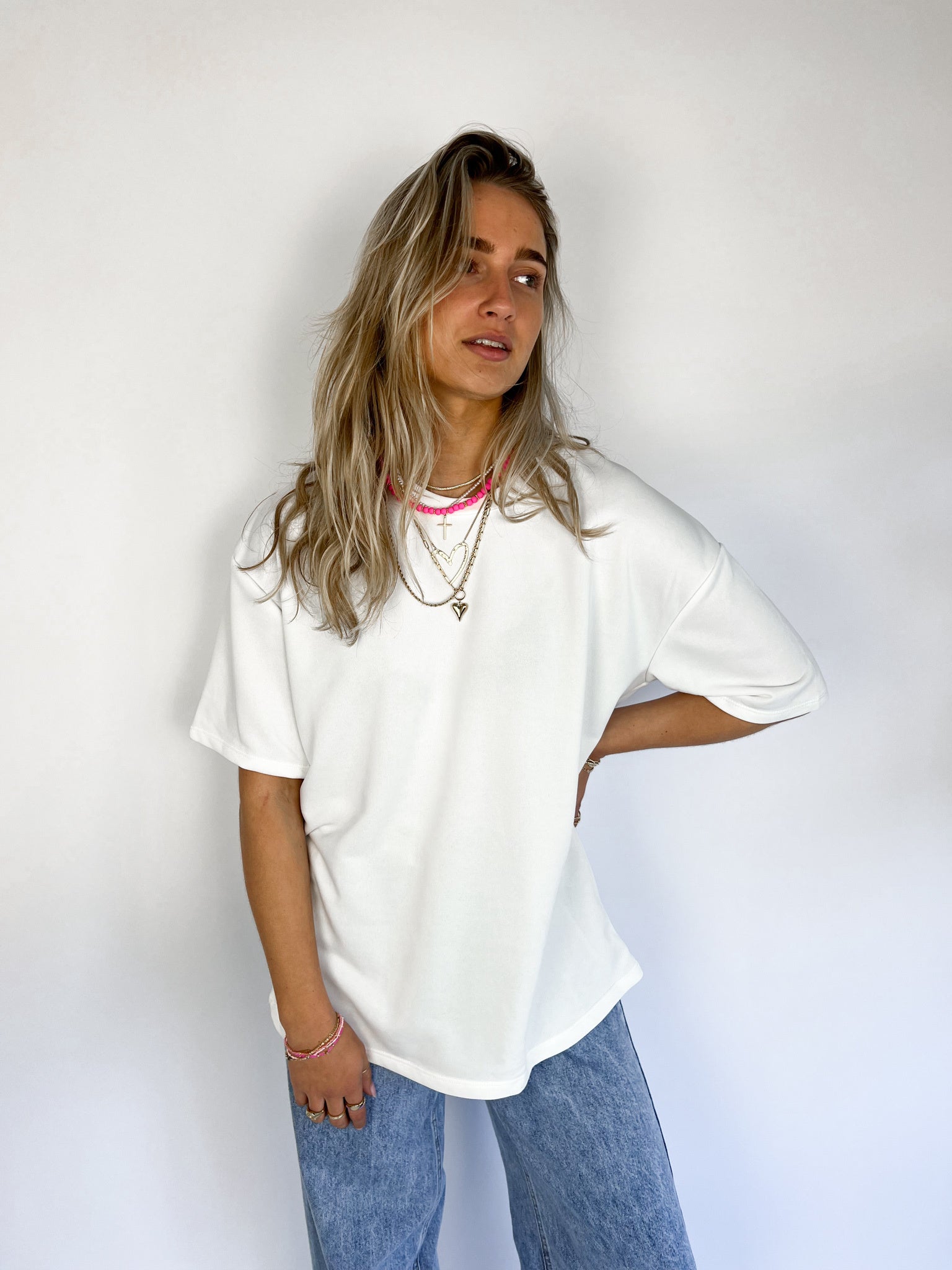 Oversized Basic T-Shirt White