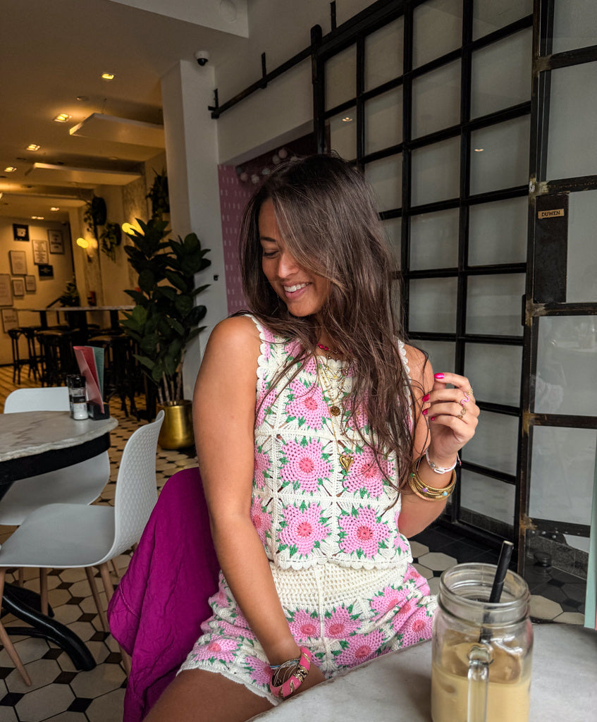 Pink Crochet Top