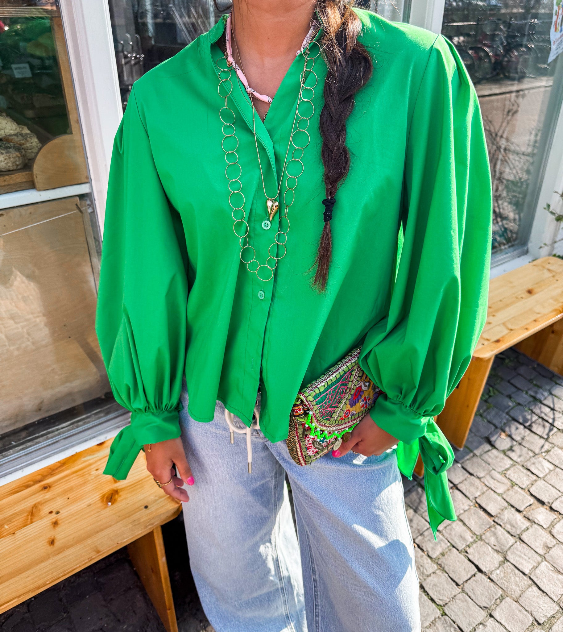 Reims Blouse Green