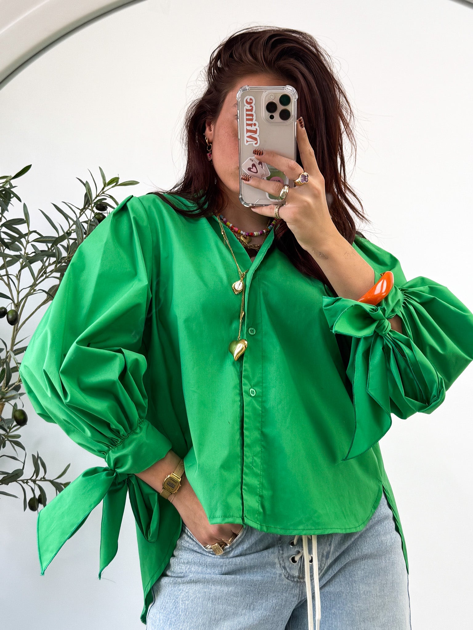 Reims Blouse Green