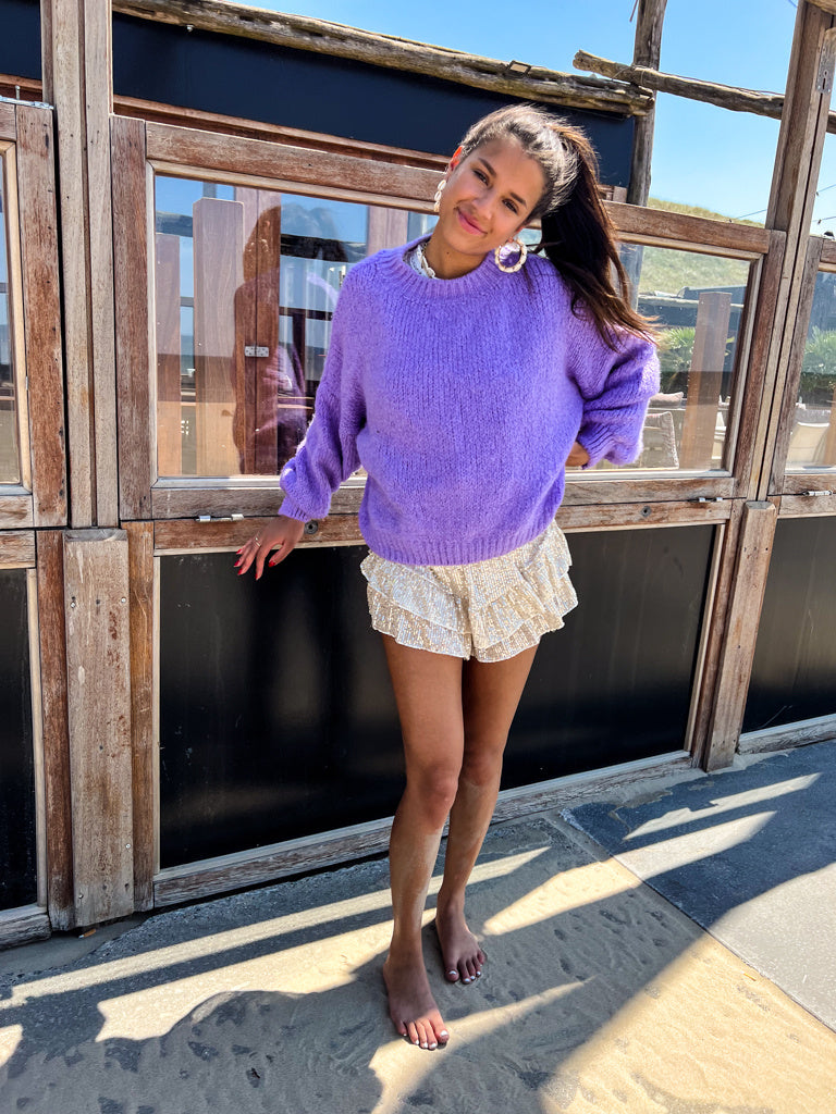 Rosa Knit Purple