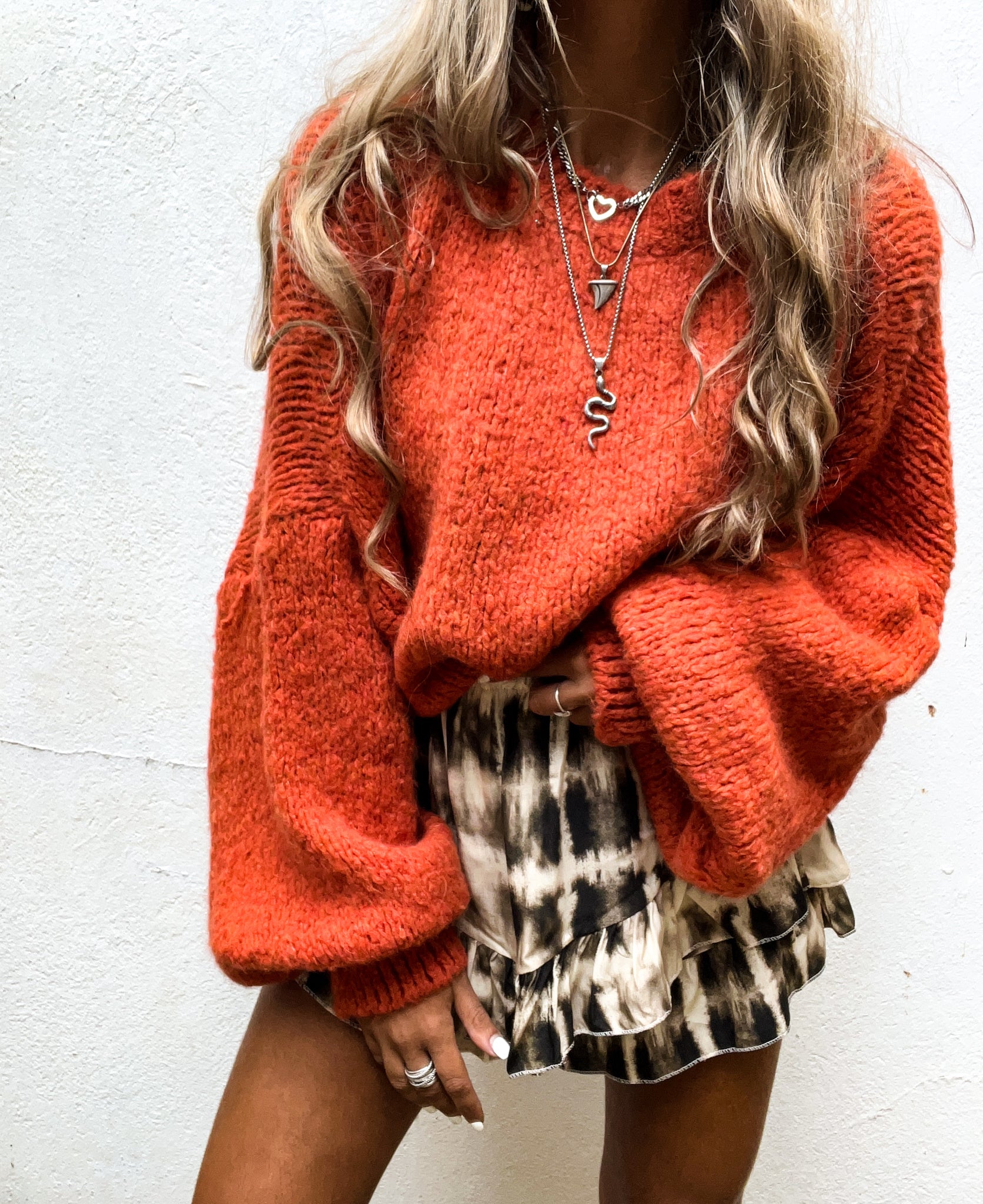 Rosa Knit Rust