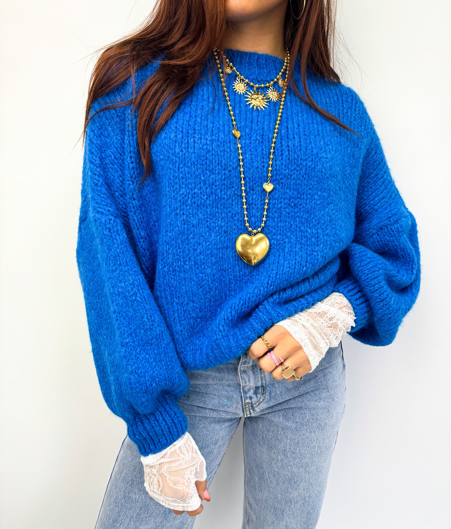 Rosa Knit Cobalt Blue