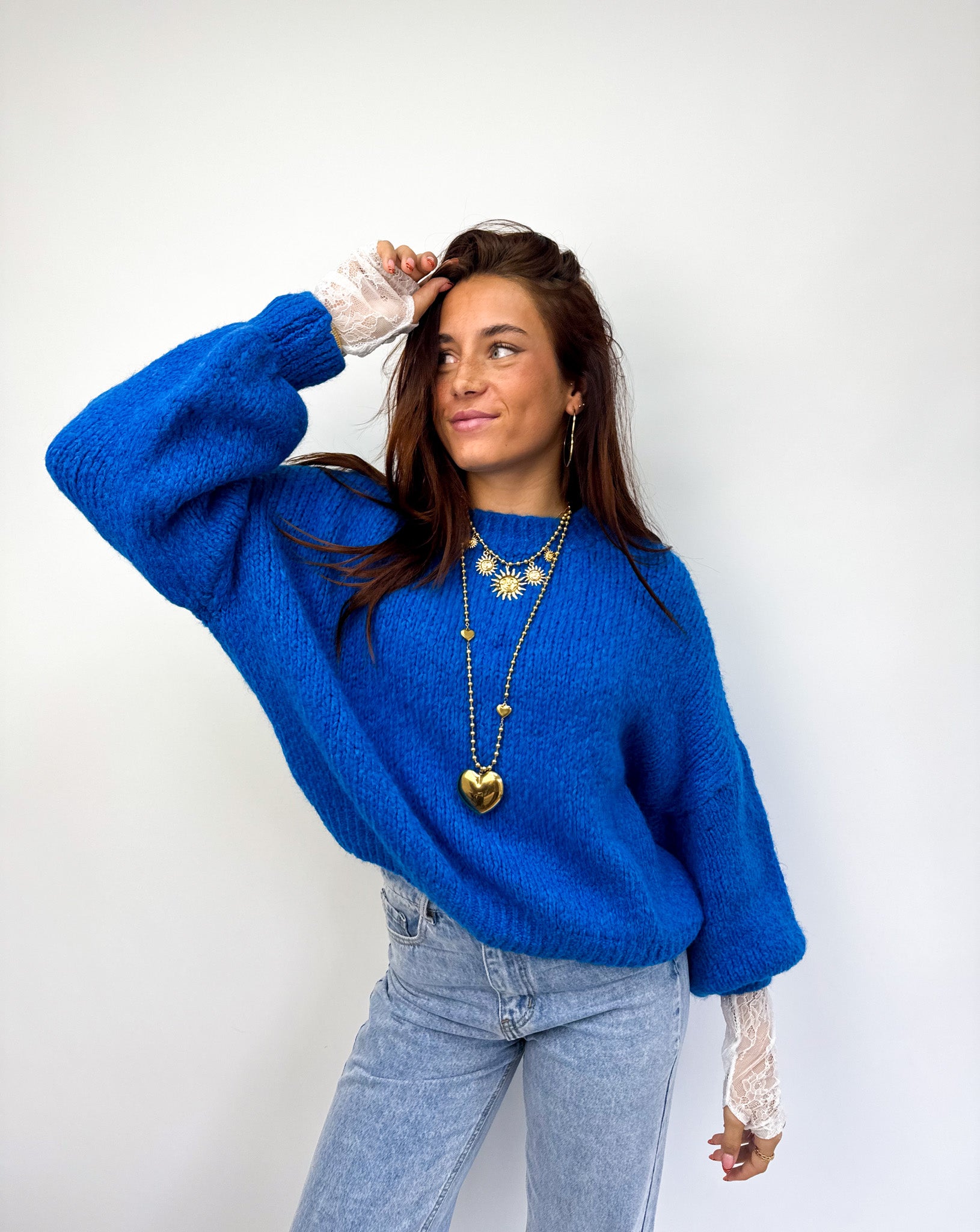 Rosa Knit Cobalt Blue