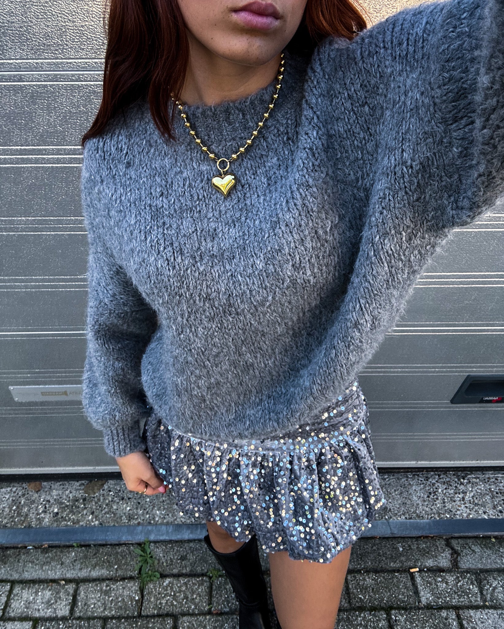 Rosa Knit Grey