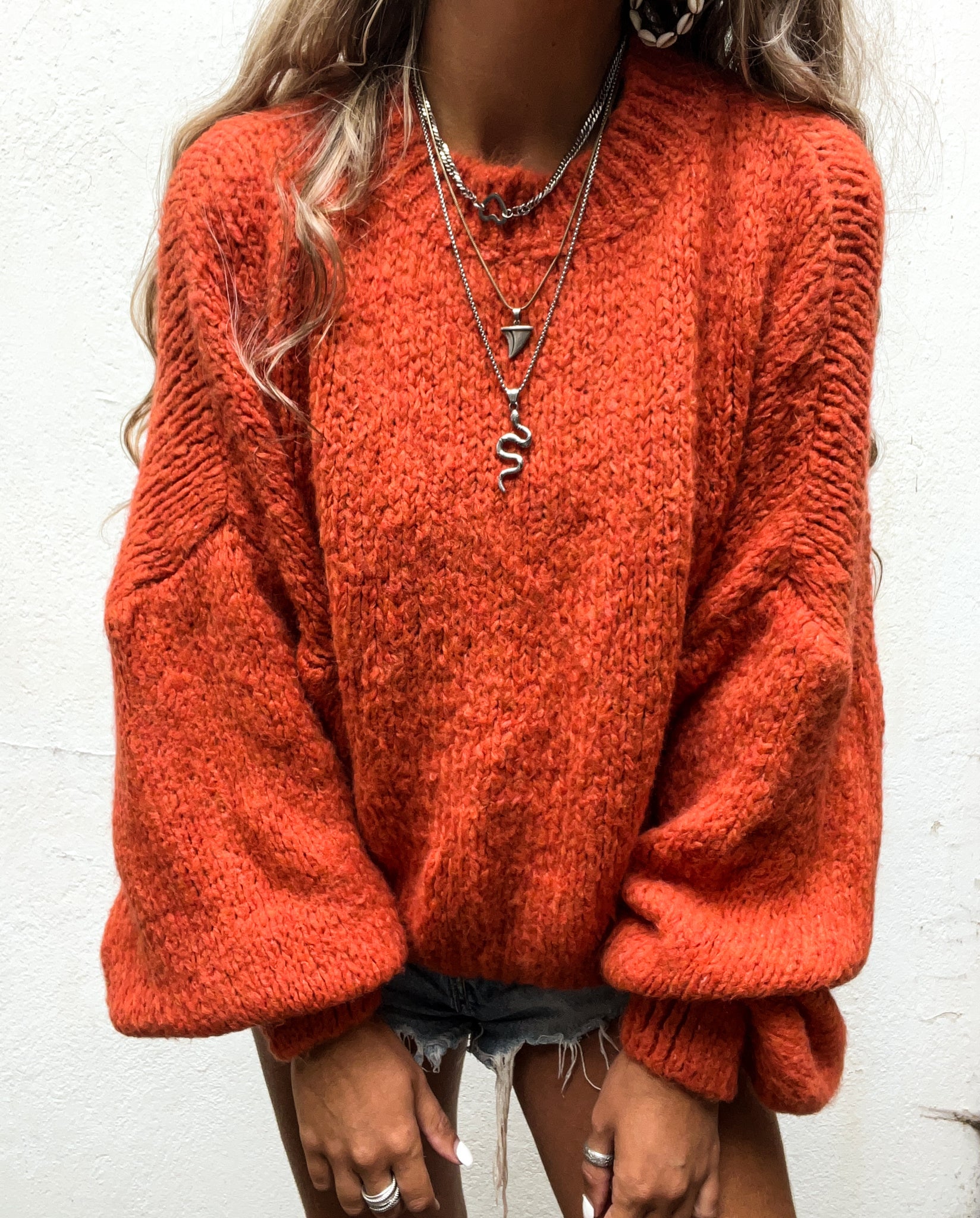 Rosa Knit Rust