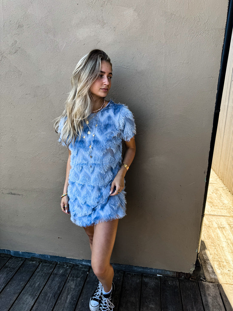 Rosie Dress Skye Blue