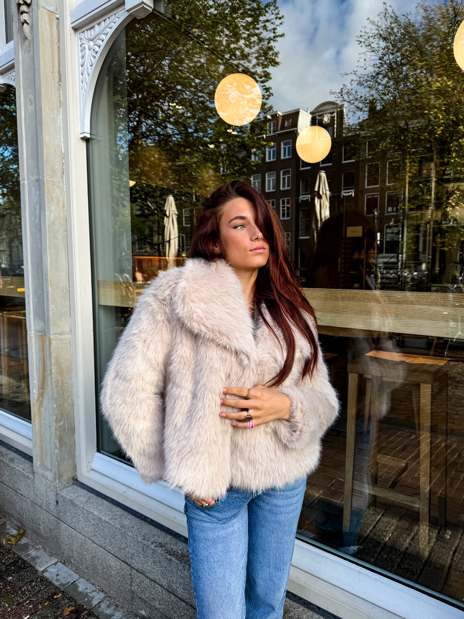 Roxy Fluffy Jacket Beige