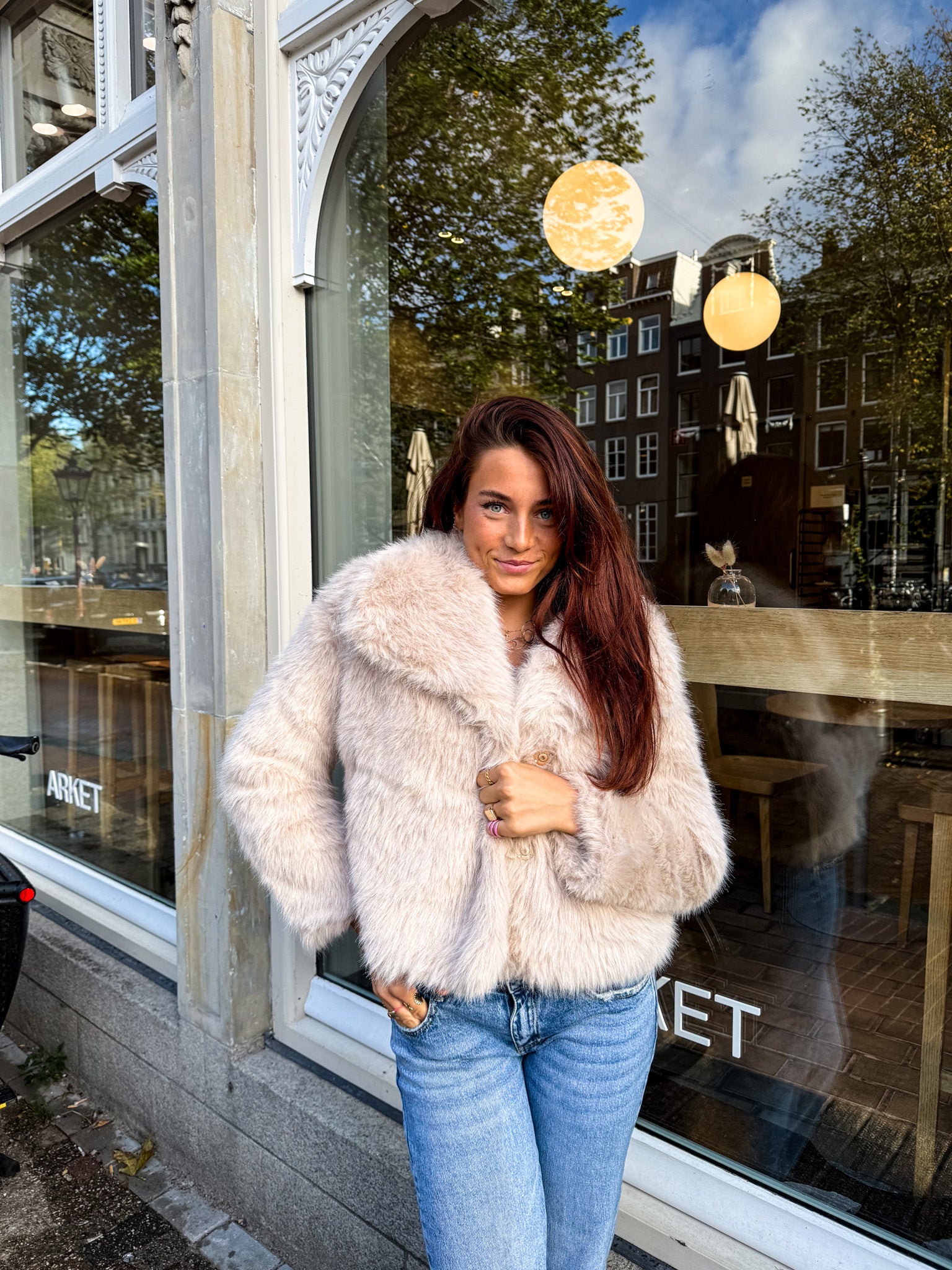 Roxy Fluffy Jacket Beige