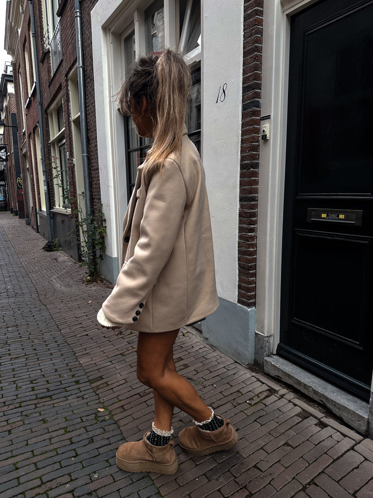 Ruby Oversized Blazer Beige