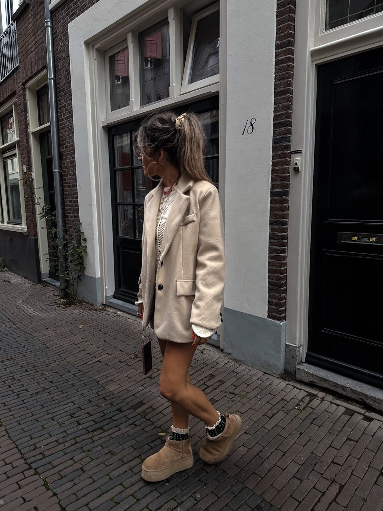 Ruby Oversized Blazer Beige