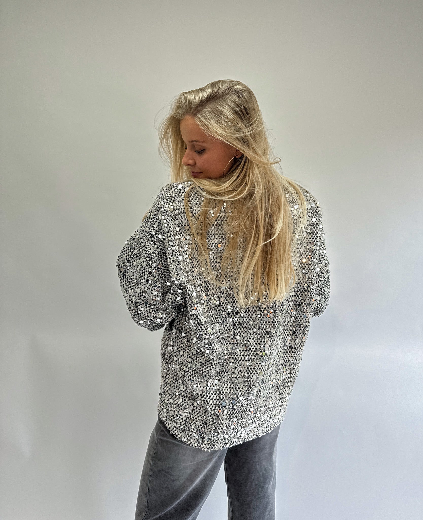 Sage Glitter Jacket