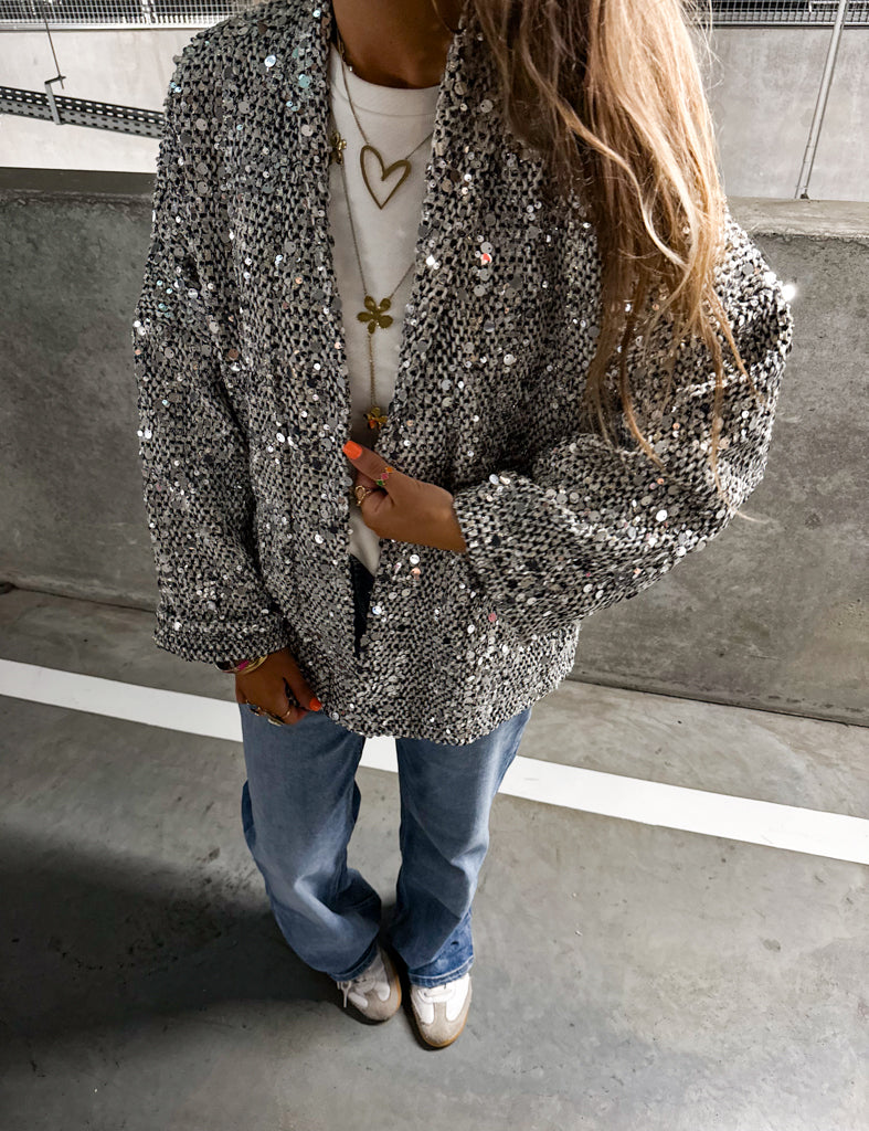 Sage Glitter Jacket