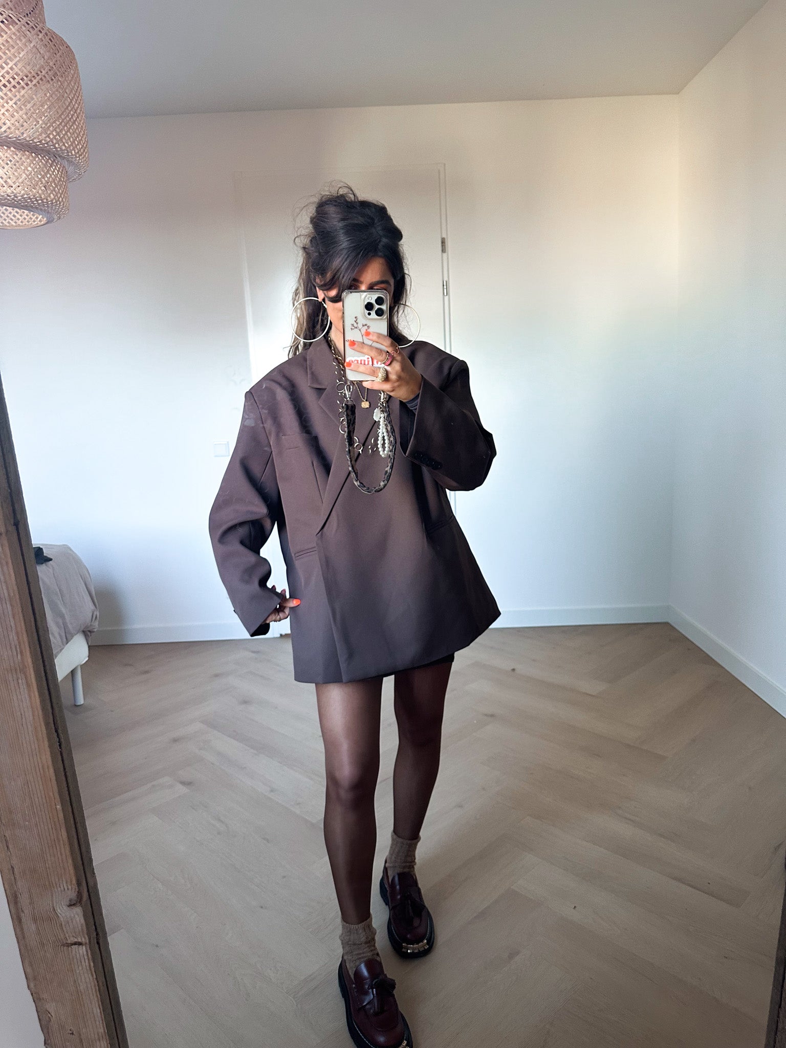 Saint Oversized Blazer Brown