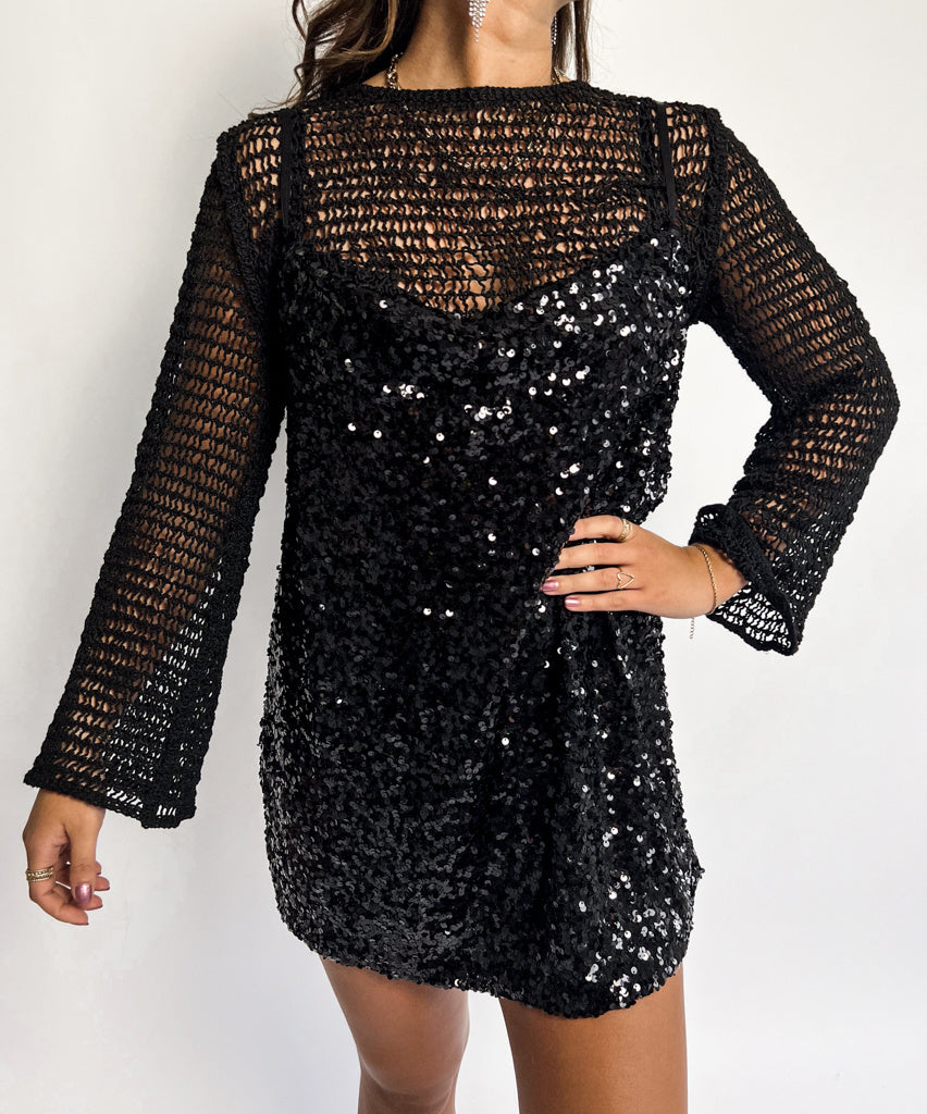 Spice Mini Dress Black