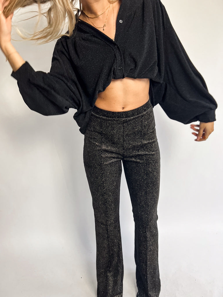 Spotlight Flared Pants Black