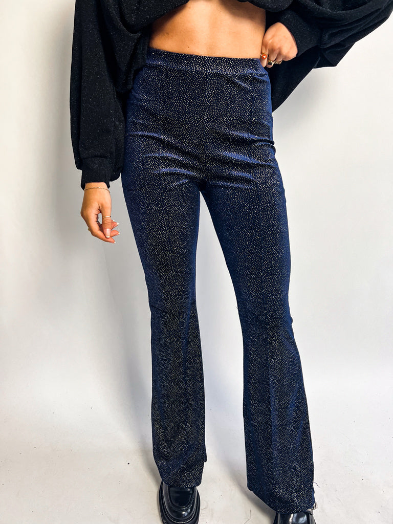 Spotlight Flared Pants Navy