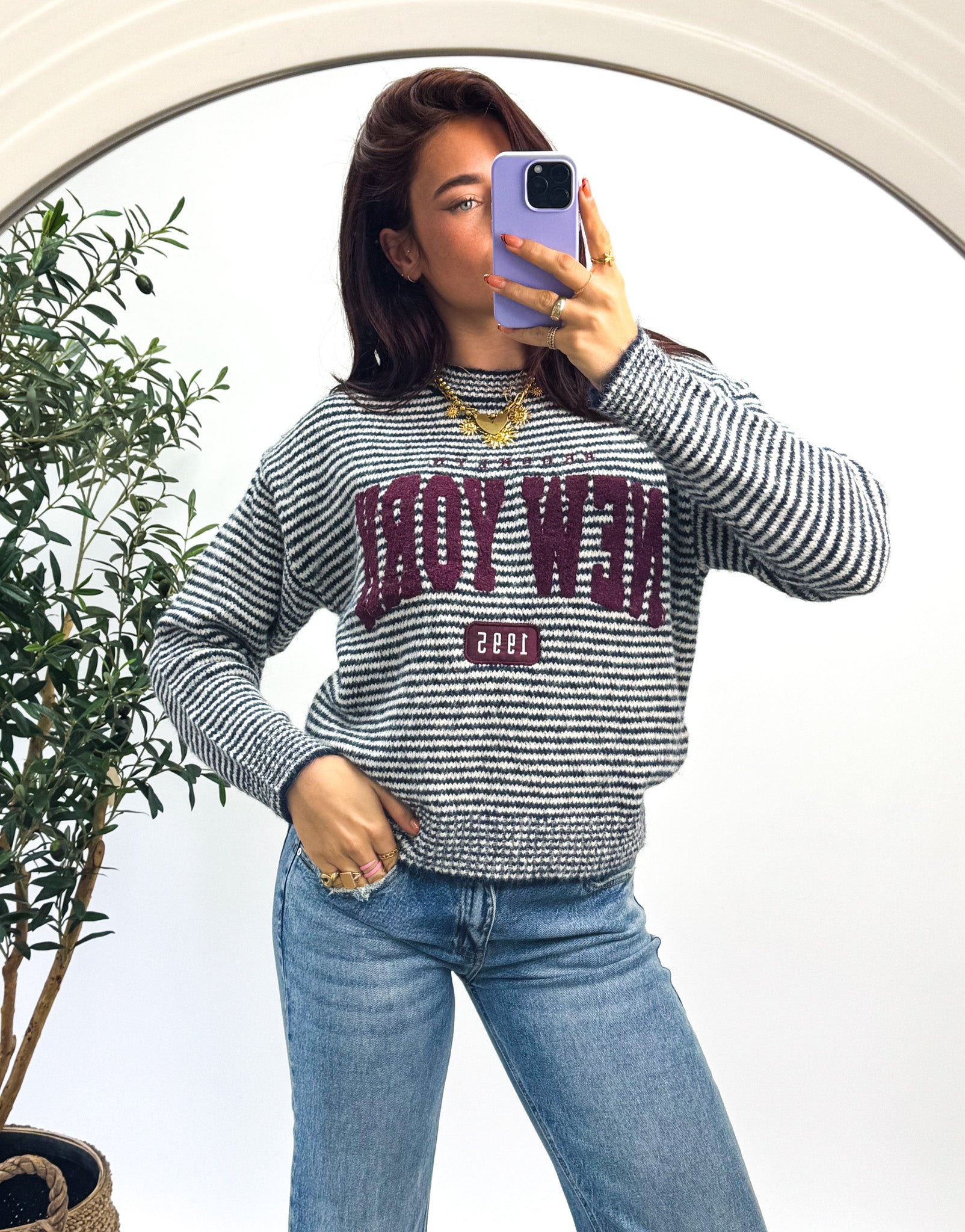 Striped New York Knit