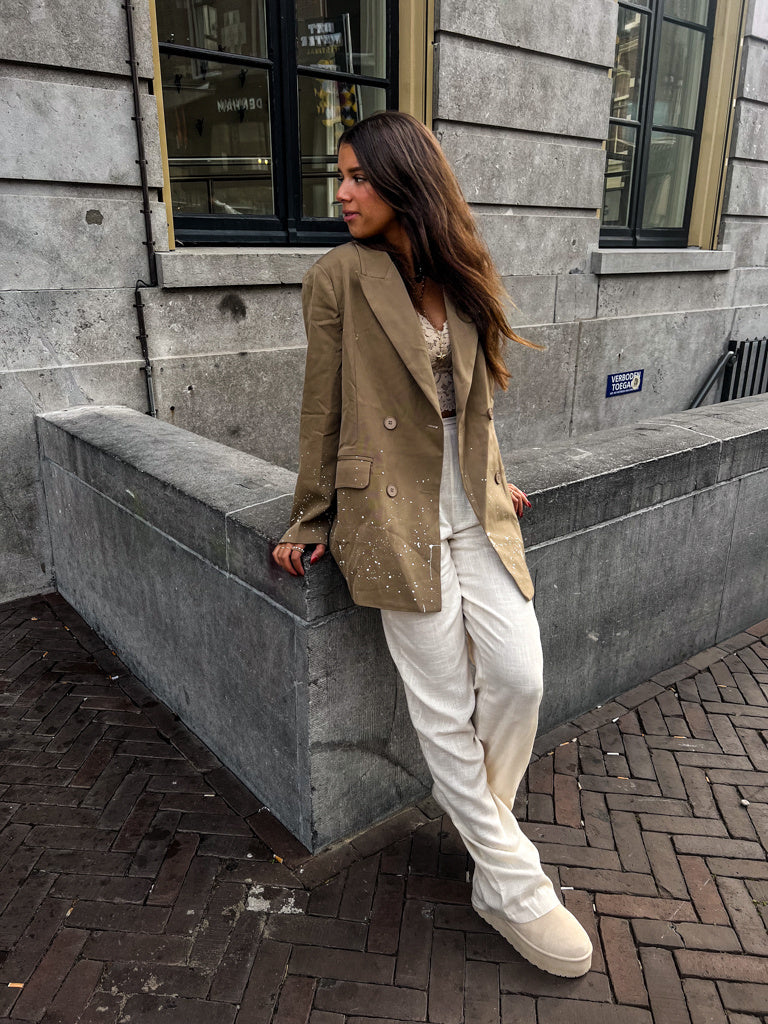 Oversized Blazer Taupe