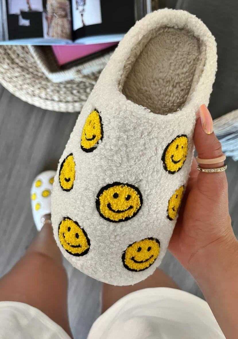 Smiley slippers